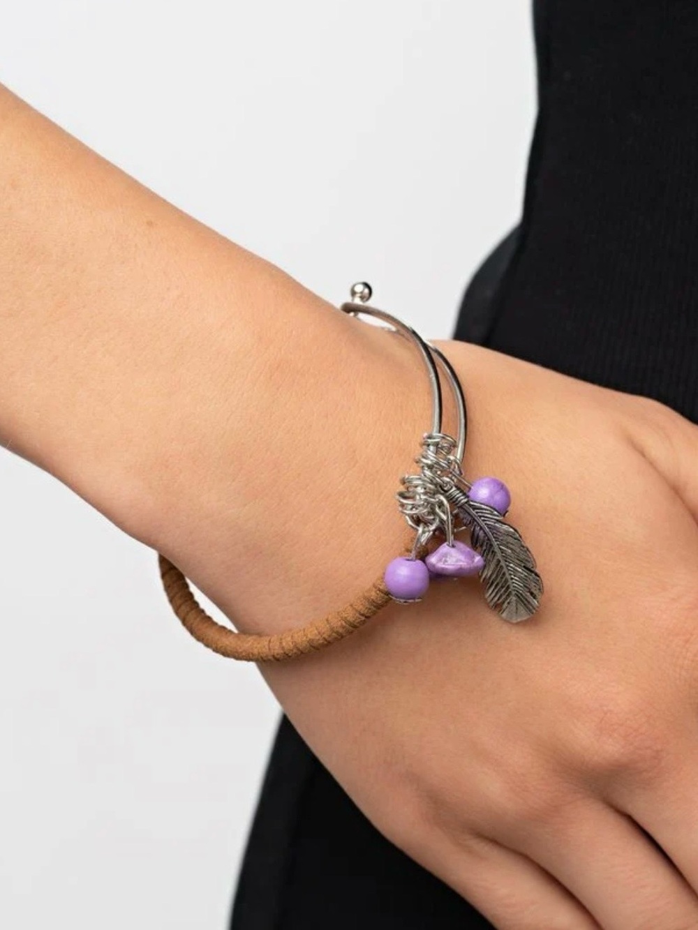 💎🆕Paparazzi Running A-FOWL Purple Bracelet